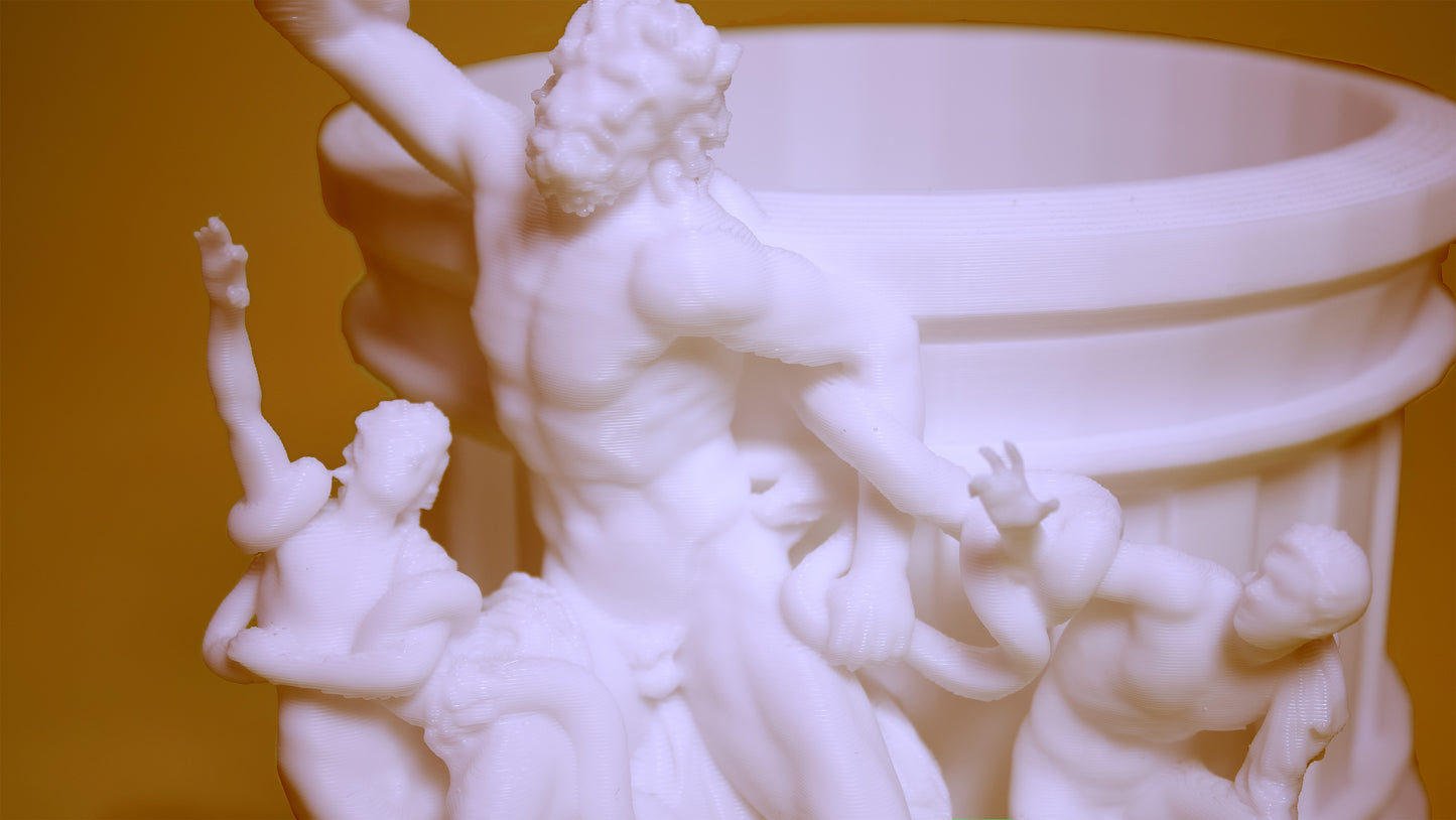 Laocoon and His Sons Planter - 3D Printed