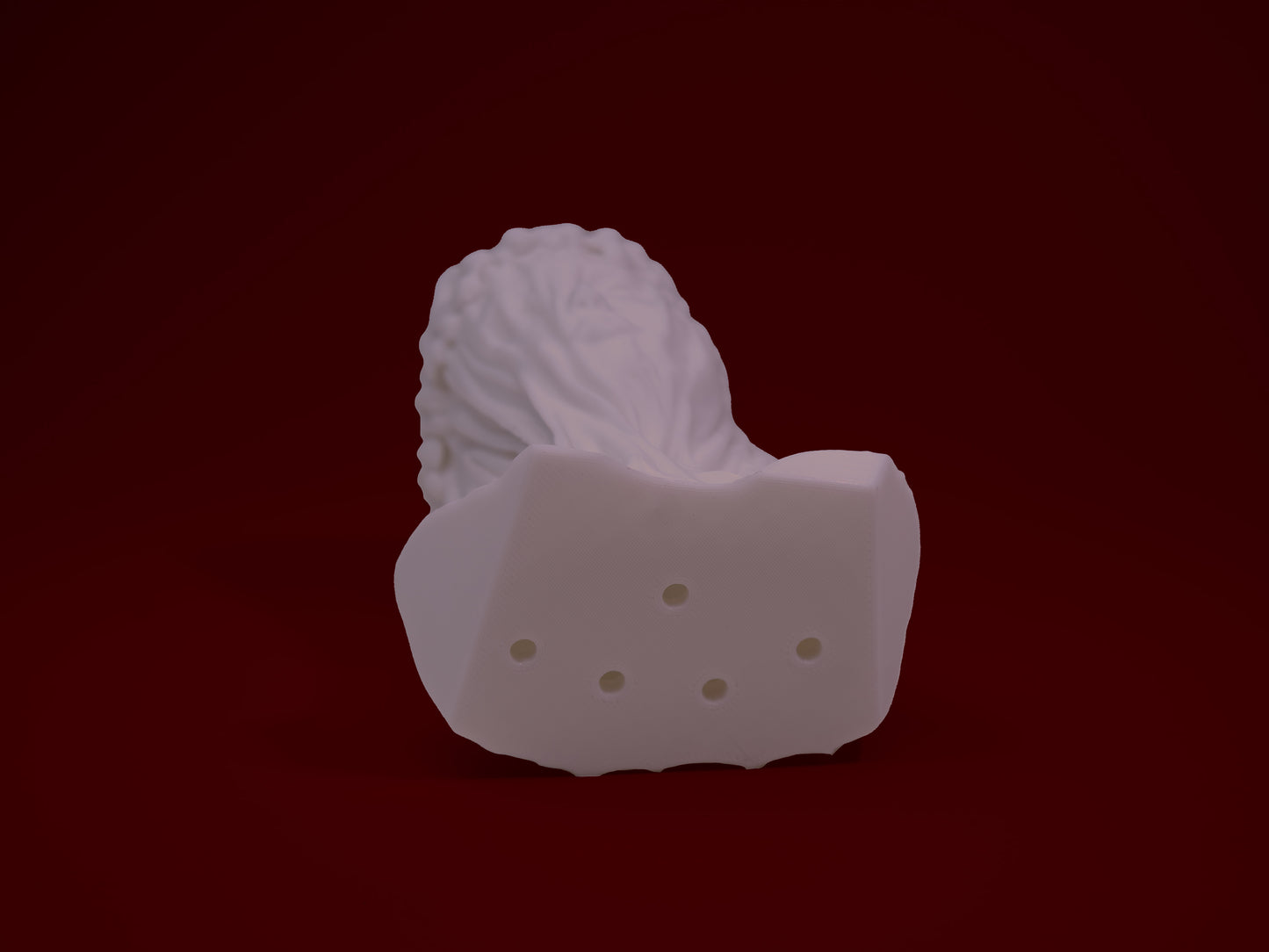 Veiled Lady Bust Planter - 3D Printed