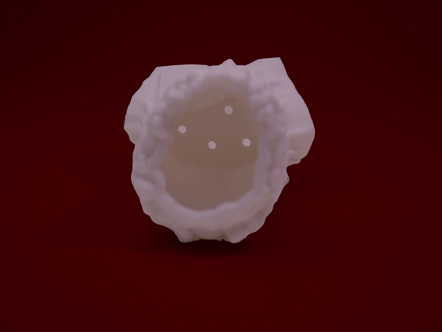 Veiled Lady Bust Planter - 3D Printed