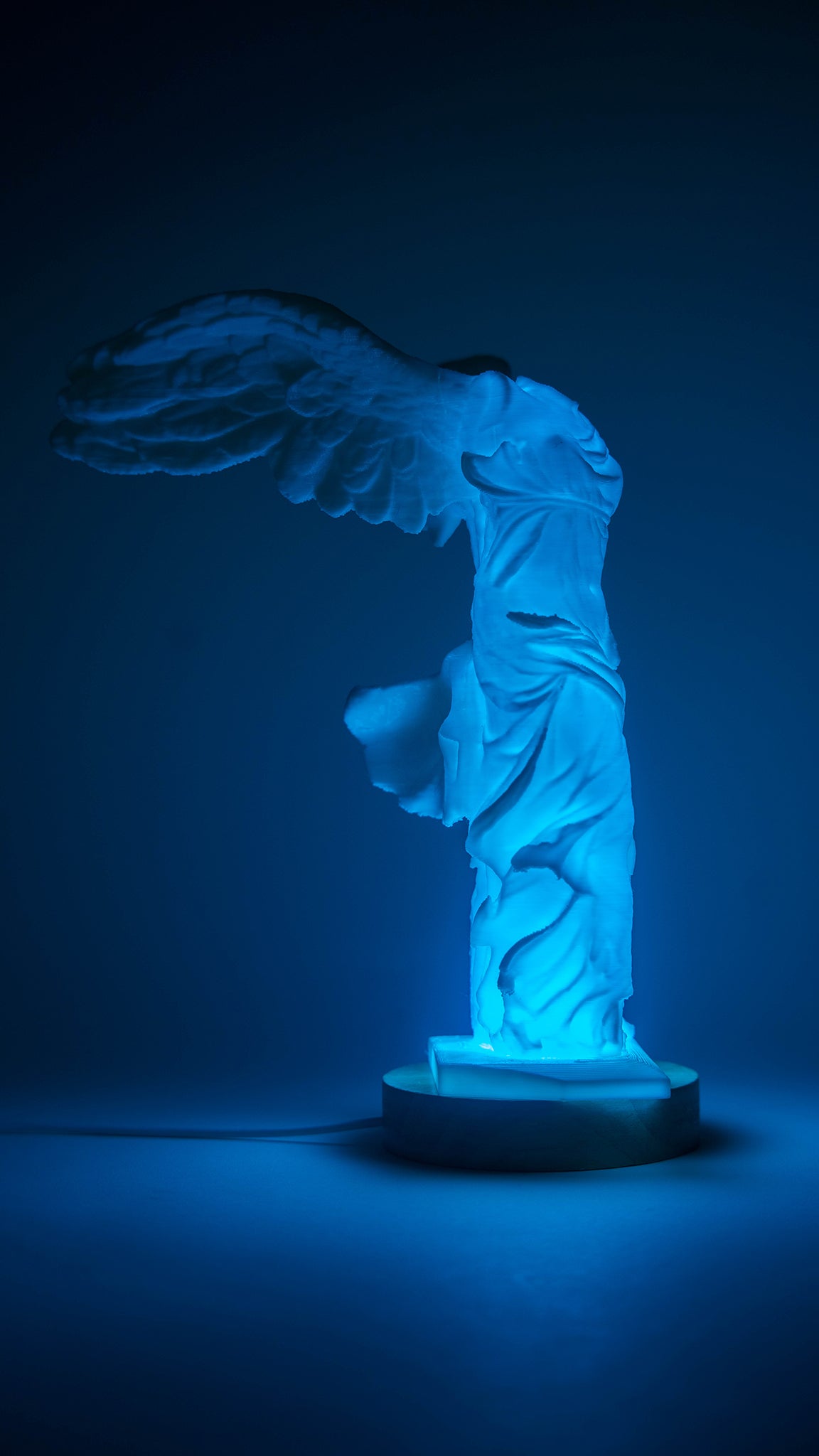 Winged Victory of Samothrace Lamp - 3D Printed