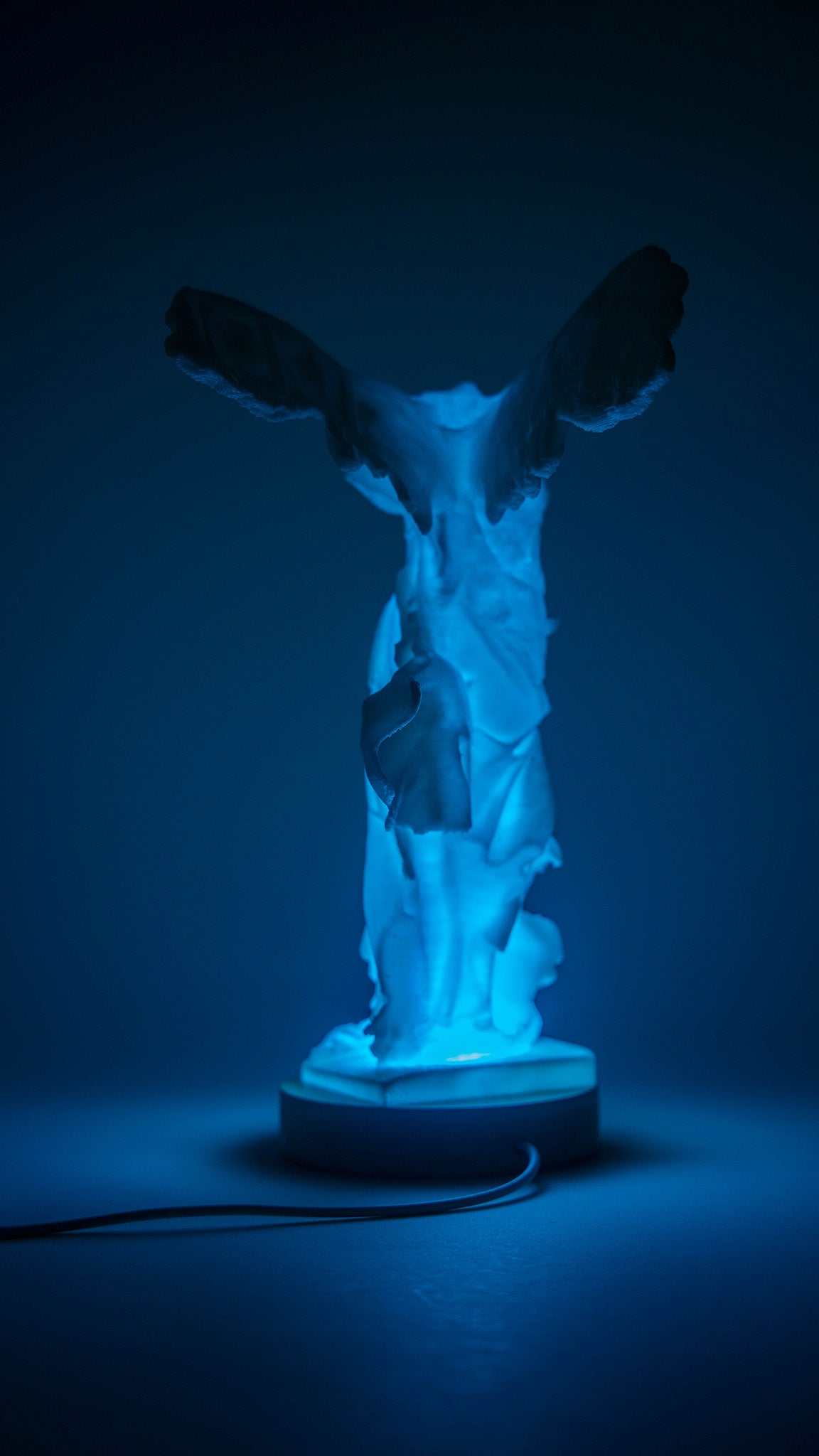 Winged Victory of Samothrace Lamp - 3D Printed