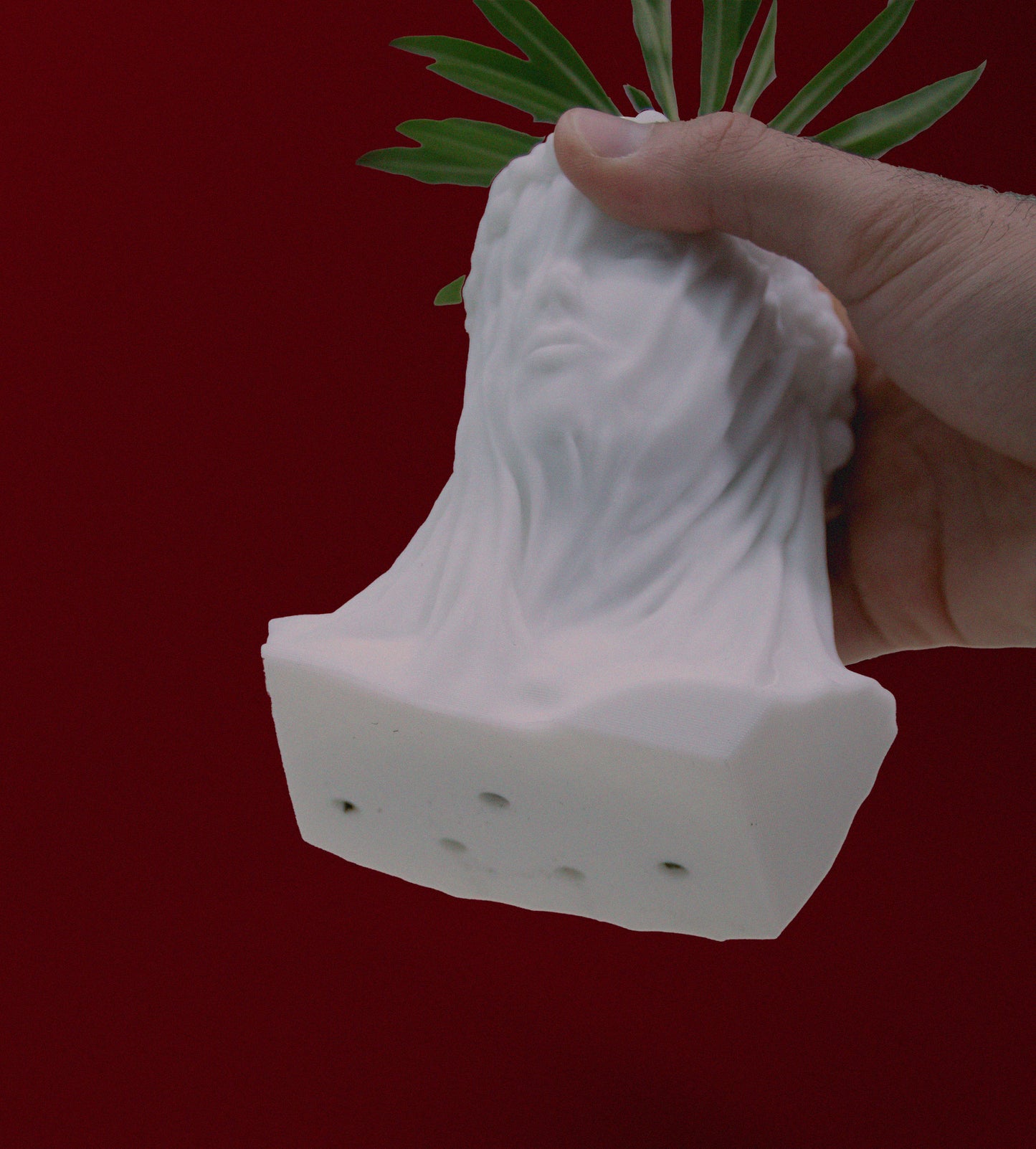 Veiled Lady Bust Planter - 3D Printed