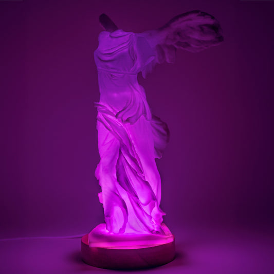 Winged Victory of Samothrace Lamp - 3D Printed