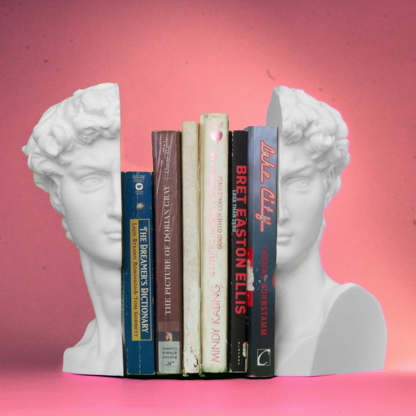 David Bust Bookend - 3D Printed