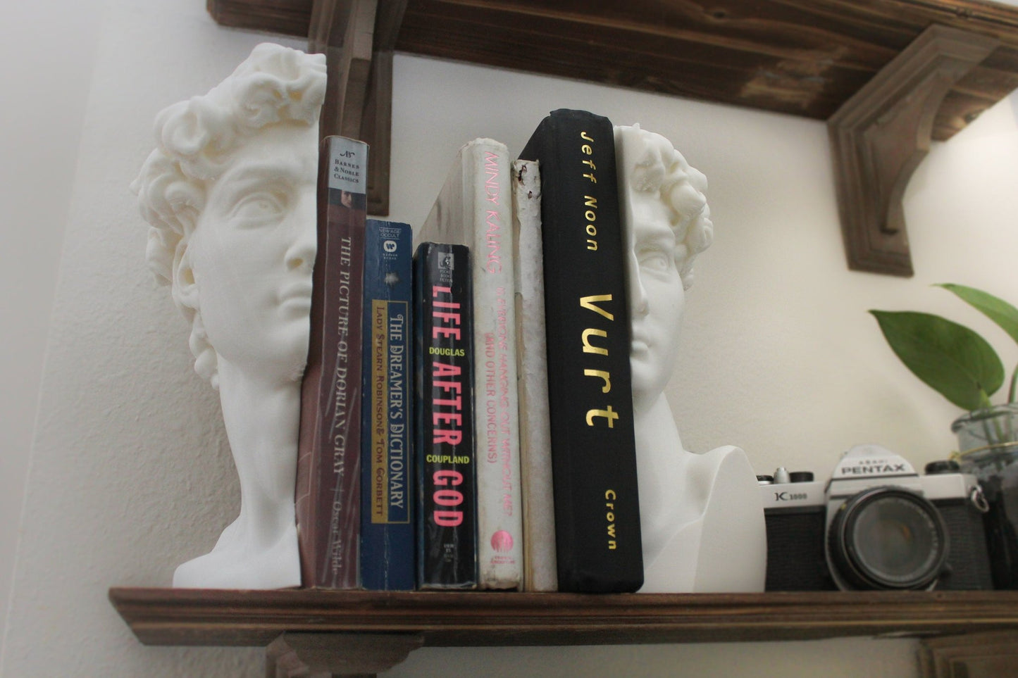 David Bust Bookend - 3D Printed