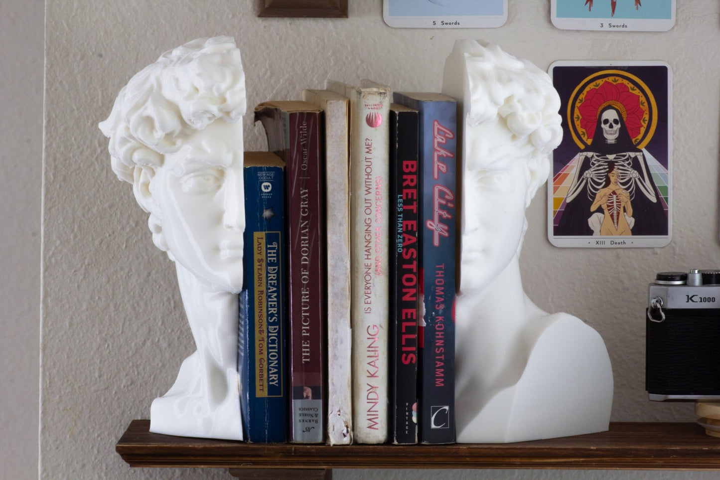 David Bust Bookend - 3D Printed